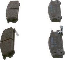 BOSCH 0 986 461 143 - Тормозные колодки, дисковые, комплект autospares.lv