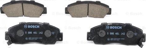 BOSCH 0 986 461 142 - Тормозные колодки, дисковые, комплект autospares.lv