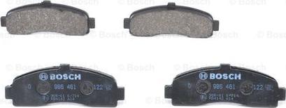 BOSCH 0 986 461 122 - Тормозные колодки, дисковые, комплект autospares.lv