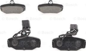 BOSCH 0 986 461 767 - Тормозные колодки, дисковые, комплект autospares.lv