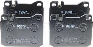 BOSCH 0 986 462 803 - Тормозные колодки, дисковые, комплект autospares.lv