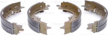 BOSCH 0 986 487 910 - Комплект тормозных колодок, барабанные autospares.lv