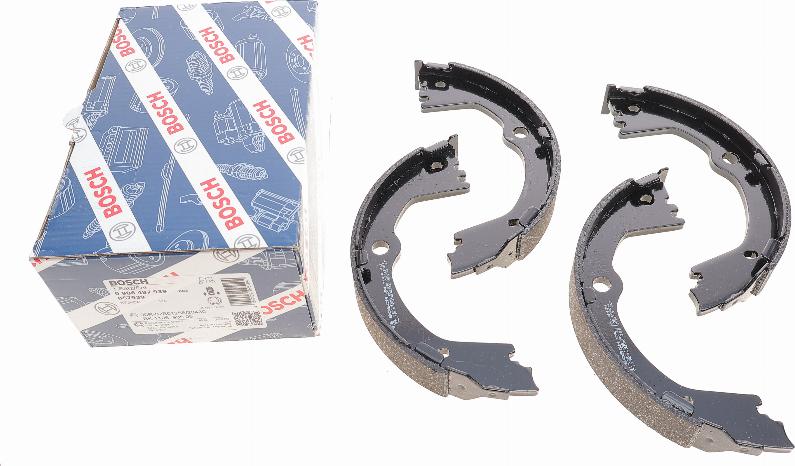 BOSCH 0 986 487 939 - Комплект тормозов, ручник, парковка autospares.lv