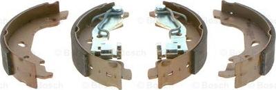 BOSCH 0 986 487 596 - Комплект тормозных колодок, барабанные autospares.lv