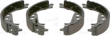 BOSCH 0 986 487 589 - Комплект тормозных колодок, барабанные autospares.lv