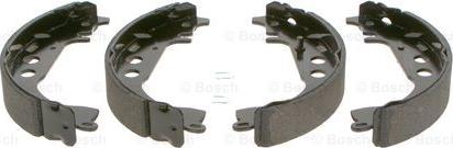 BOSCH 0 986 487 589 - Комплект тормозных колодок, барабанные autospares.lv