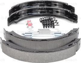 BOSCH 0 986 487 582 - Комплект тормозов, ручник, парковка autospares.lv