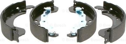 BOSCH 0 986 487 668 - Комплект тормозных колодок, барабанные autospares.lv