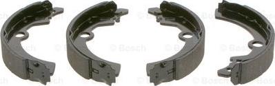 BOSCH 0 986 487 676 - Комплект тормозных колодок, барабанные autospares.lv