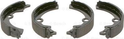 BOSCH 0 986 487 676 - Комплект тормозных колодок, барабанные autospares.lv