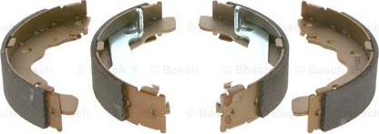 BOSCH 0 986 487 673 - Комплект тормозных колодок, барабанные autospares.lv