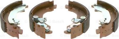 BOSCH 0 986 487 317 - Комплект тормозных колодок, барабанные autospares.lv