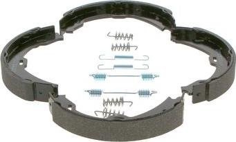 BOSCH 0 986 487 724 - Комплект тормозов, ручник, парковка autospares.lv