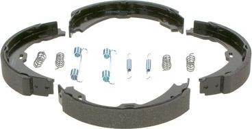 BOSCH 0 986 487 724 - Комплект тормозов, ручник, парковка autospares.lv