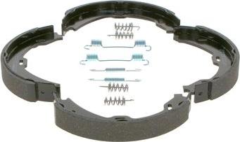 BOSCH 0 986 487 724 - Комплект тормозов, ручник, парковка autospares.lv