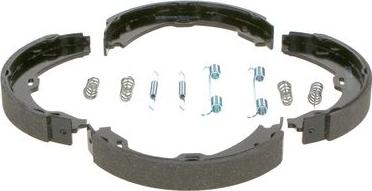 BOSCH 0 986 487 724 - Комплект тормозов, ручник, парковка autospares.lv