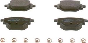 BOSCH 0 986 424 988 - Тормозные колодки, дисковые, комплект autospares.lv