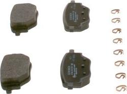 BOSCH 0 986 424 988 - Тормозные колодки, дисковые, комплект autospares.lv