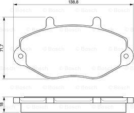 BENDIX BPD1794 - Тормозные колодки, дисковые, комплект autospares.lv