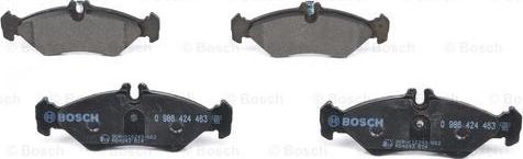 BOSCH 0 986 424 463 - Тормозные колодки, дисковые, комплект autospares.lv