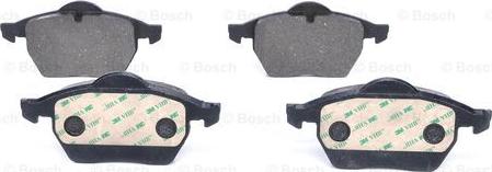 BOSCH 0 986 424 481 - Тормозные колодки, дисковые, комплект autospares.lv