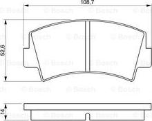 BOSCH 0 986 424 421 - Тормозные колодки, дисковые, комплект autospares.lv