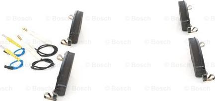 BOSCH 0 986 424 598 - Тормозные колодки, дисковые, комплект autospares.lv