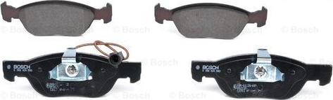 BOSCH 0 986 424 593 - Тормозные колодки, дисковые, комплект autospares.lv