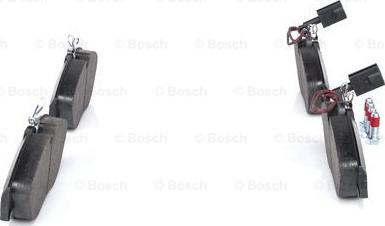 BOSCH 0 986 424 556 - Тормозные колодки, дисковые, комплект autospares.lv