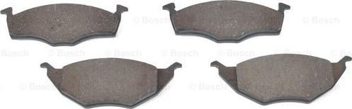 BOSCH 0 986 424 502 - Тормозные колодки, дисковые, комплект autospares.lv