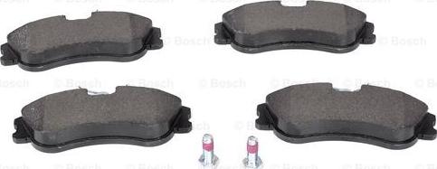 BOSCH 0 986 424 583 - Тормозные колодки, дисковые, комплект autospares.lv