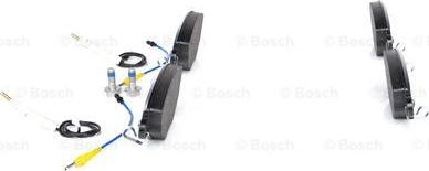 BOSCH 0 986 424 582 - Тормозные колодки, дисковые, комплект autospares.lv