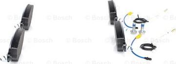 BOSCH 0 986 424 582 - Тормозные колодки, дисковые, комплект autospares.lv