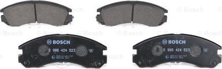 BOSCH 0 986 424 523 - Тормозные колодки, дисковые, комплект autospares.lv