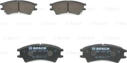 BOSCH 0 986 424 575 - Тормозные колодки, дисковые, комплект autospares.lv