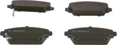 BOSCH 0 986 424 663 - Тормозные колодки, дисковые, комплект autospares.lv