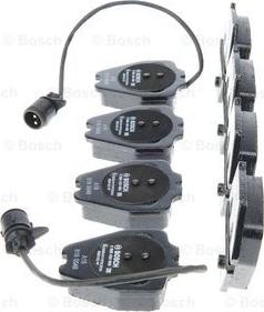 BOSCH 0 986 424 689 - Тормозные колодки, дисковые, комплект autospares.lv