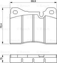 Havam RS 3104 - Тормозные колодки, дисковые, комплект autospares.lv