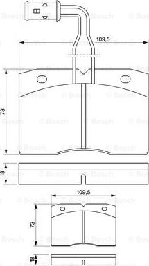 BOSCH 0 986 424 145 - Тормозные колодки, дисковые, комплект autospares.lv