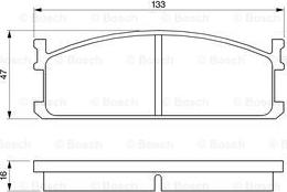 BOSCH 0 986 424 157 - Тормозные колодки, дисковые, комплект autospares.lv