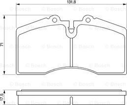 BOSCH 0 986 424 119 - Тормозные колодки, дисковые, комплект autospares.lv