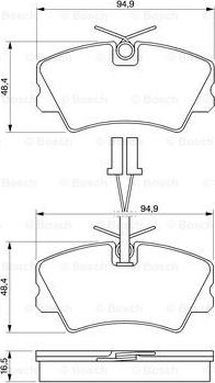 BOSCH 0 986 424 173 - Тормозные колодки, дисковые, комплект autospares.lv