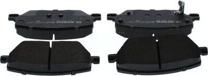 BOSCH 0 986 424 855 - Тормозные колодки, дисковые, комплект autospares.lv