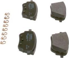 BOSCH 0 986 424 889 - Тормозные колодки, дисковые, комплект autospares.lv