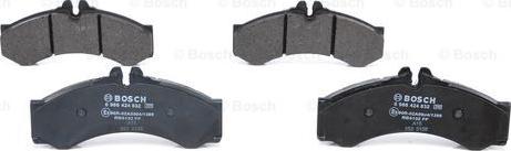 BOSCH 0 986 424 832 - Тормозные колодки, дисковые, комплект autospares.lv