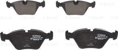 BOSCH 0 986 424 828 - Тормозные колодки, дисковые, комплект autospares.lv