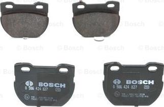 BOSCH 0 986 424 827 - Тормозные колодки, дисковые, комплект autospares.lv