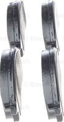 BOSCH 0 986 424 340 - Тормозные колодки, дисковые, комплект autospares.lv