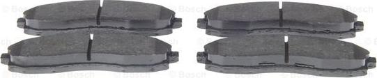 BOSCH 0 986 424 340 - Тормозные колодки, дисковые, комплект autospares.lv