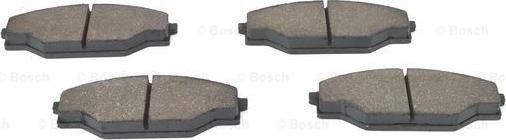 BOSCH 0 986 424 382 - Тормозные колодки, дисковые, комплект autospares.lv